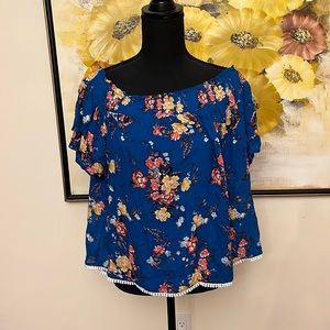⭐️3 for $15 Rewind size XL off shoulder top